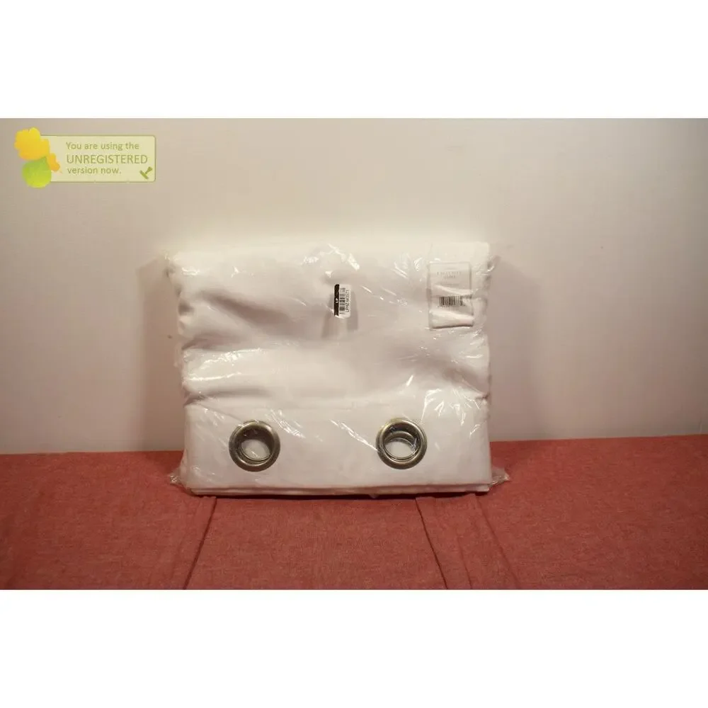 Exclusive Home1 08x96 Forest Hill Patio Blackout Grommet Top Panel White#